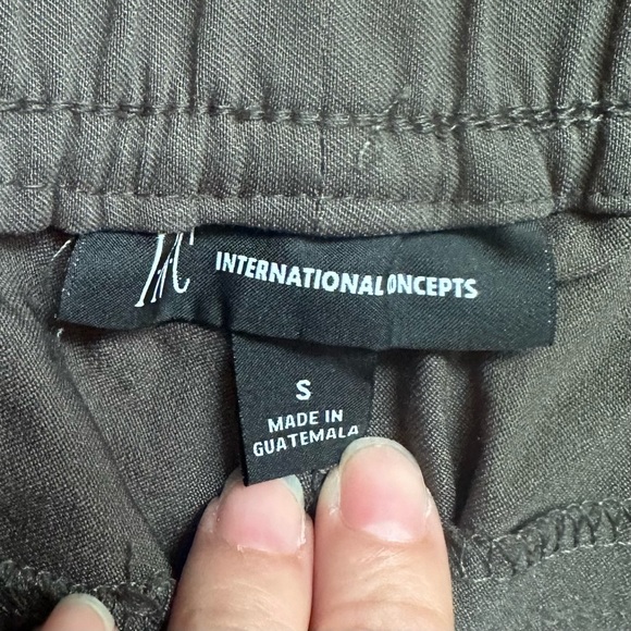 INC Lace-Up Cropped Jogger Pants - Picture 12 of 12